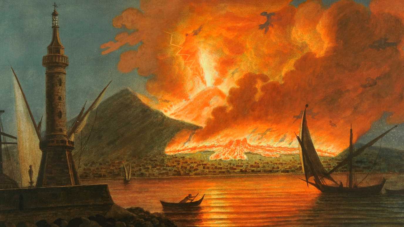 the eruption of Vesuvius CHG home page