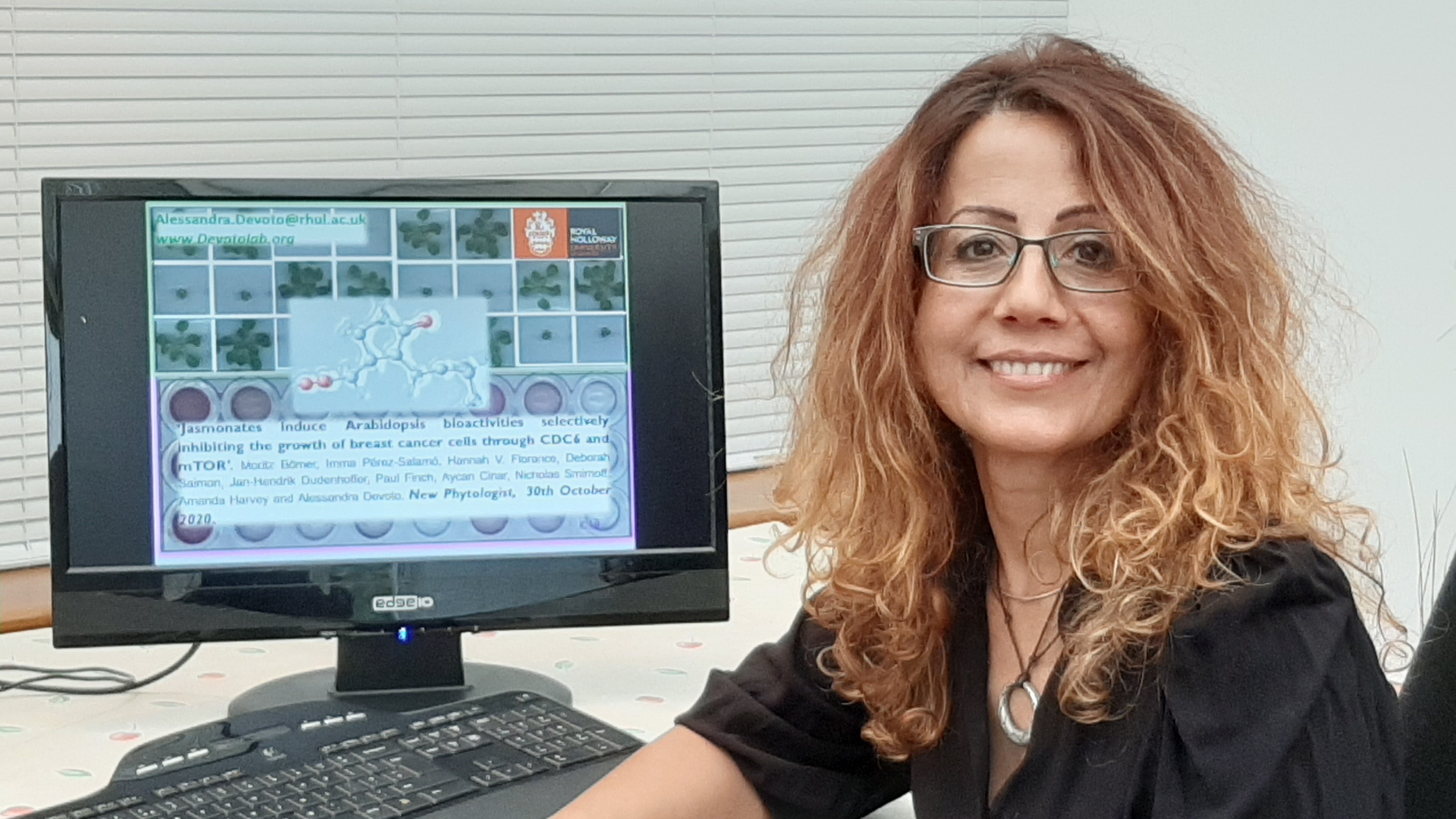 Professor Alessandra Devoto Department of Biological Sciences