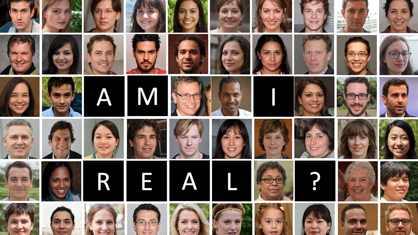 Fake faces AI faces