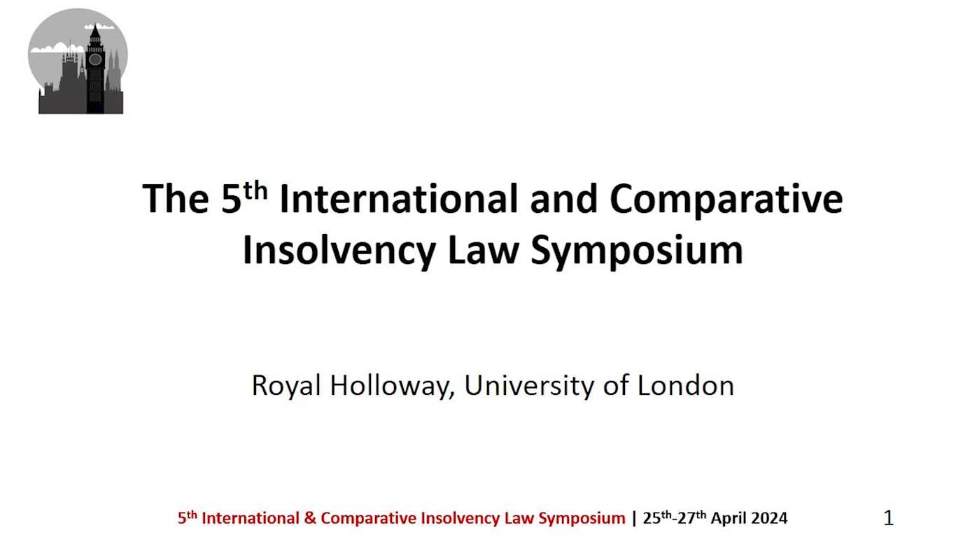 5Th Insolvency Symposium