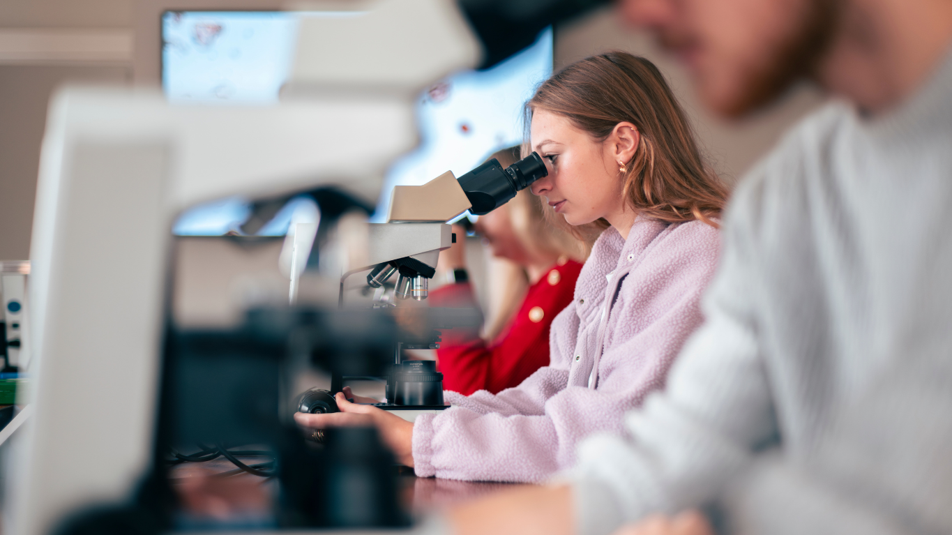 Geography Research Students in Lab