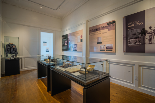 GHM Antigua history display cabinets and wall boards
