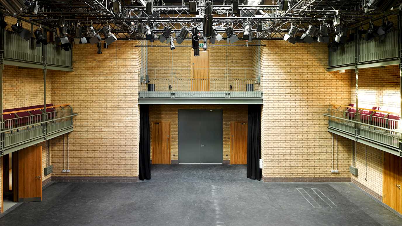 Caryl Churchill Theatre stage and Juliet balcony 