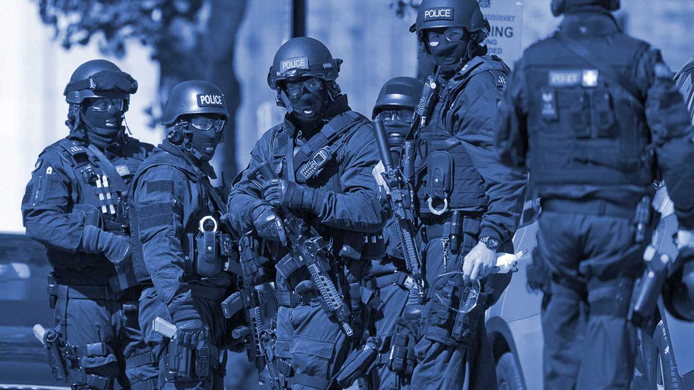 Police, armed officers, SWAT - Terrorism and Counter Terrorism