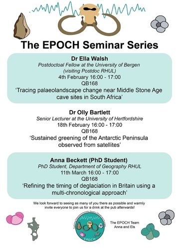 EPOCH Seminar Series - Term 2 Speakers and Dates