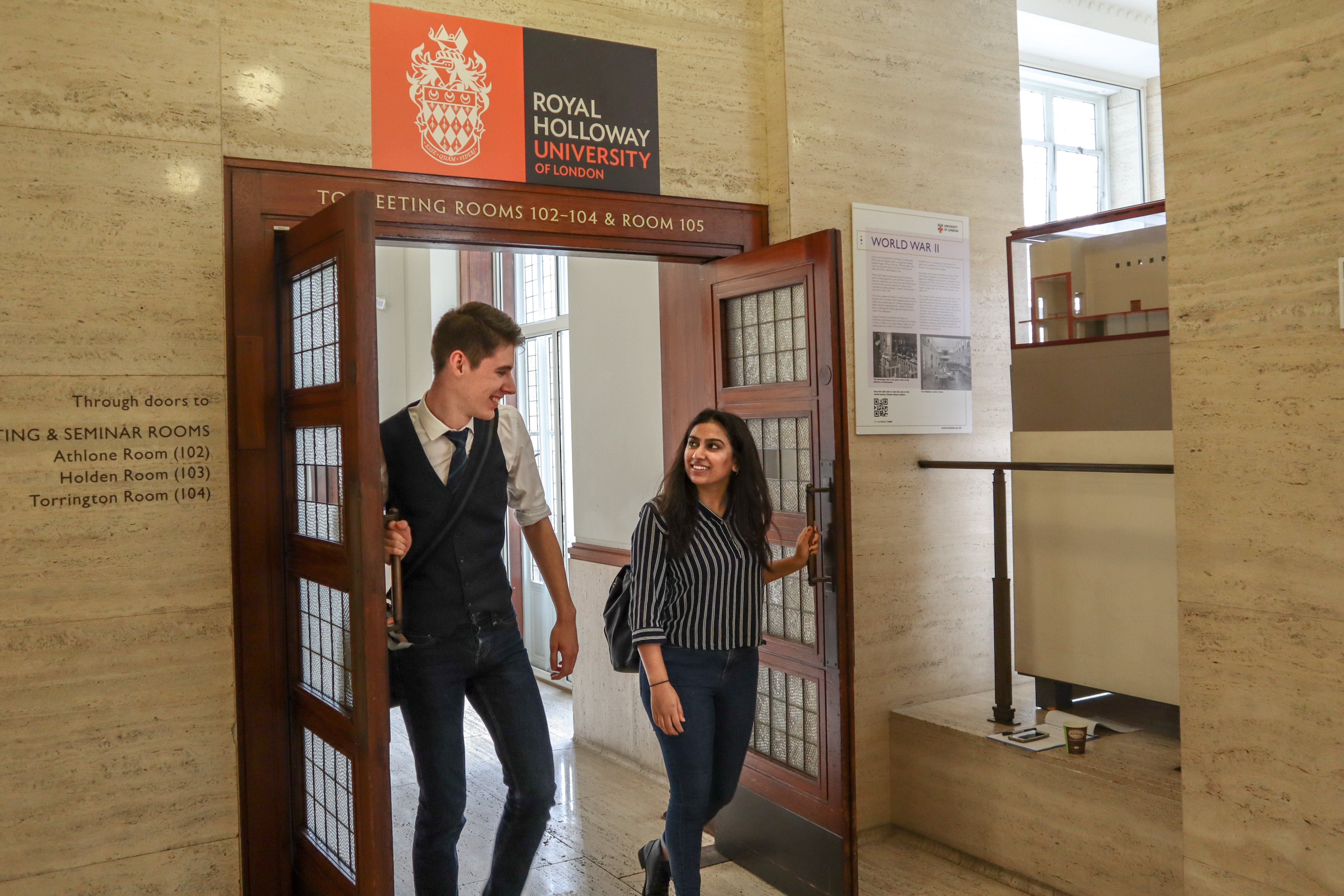 Royal Holloway's rooms in Senate House 