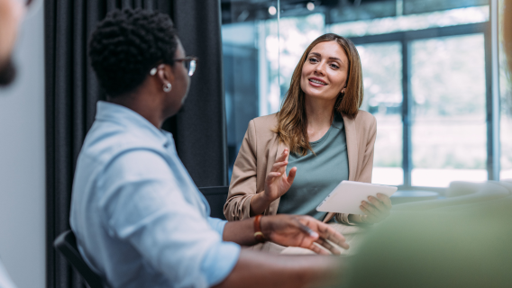 Two People In Office Small