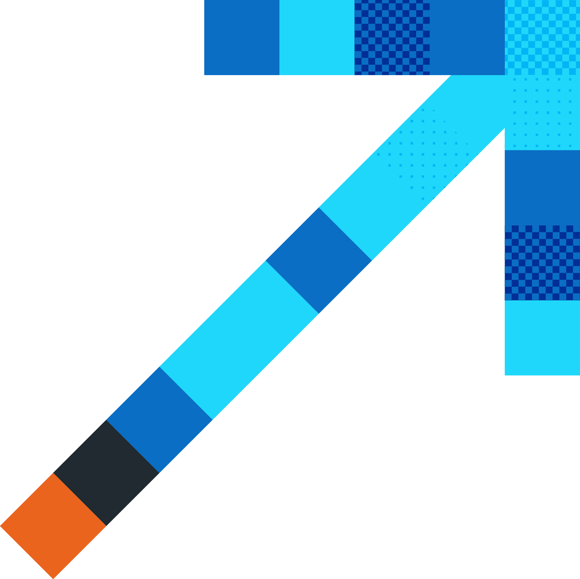 Arrow framing device blue