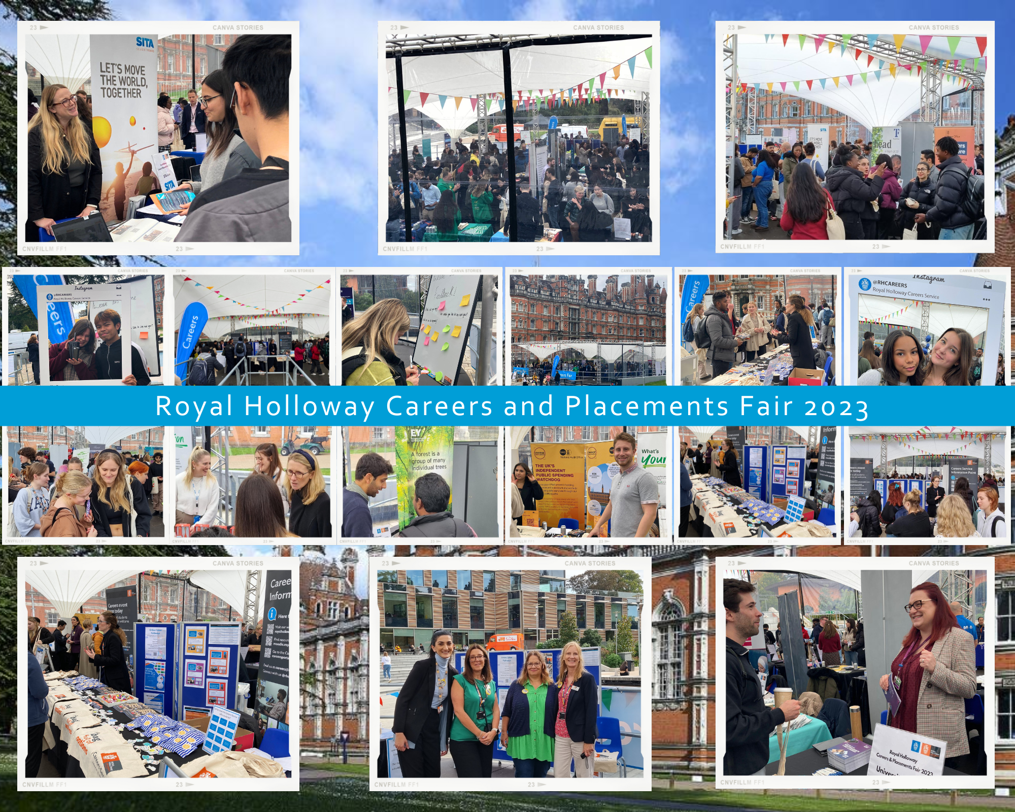 Careers and Placements Fair 2023 Collage